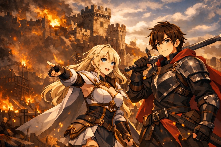 Осада замка